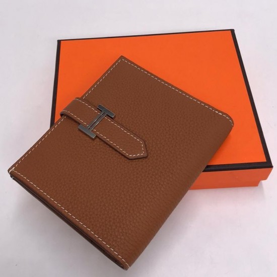 Кошелек Hermes Kelly Pocket 14 коричневый