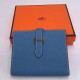 Кошелек Hermes Kelly Pocket 14 синий