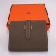 Кошелек Hermes Kelly Pocket 14 темно-серый