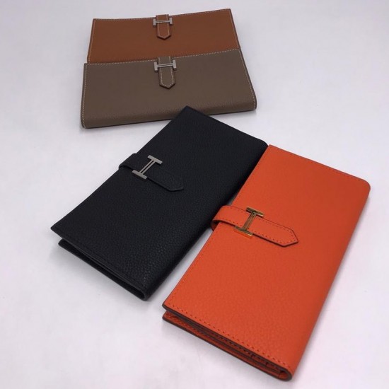 Кошелек Hermes Kelly Pocket 18 серый