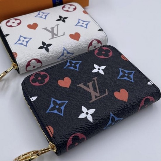 Кошелек Louis Vuitton ZIPPY mini белый