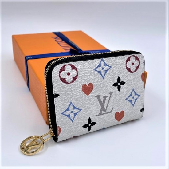 Кошелек Louis Vuitton ZIPPY mini белый