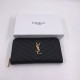 Кошелек Yves Saint Laurent стёганый с золотистой фурнитурой