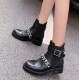 Кожаные ботинки Givenchy с массивной цепью