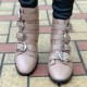 Кожаные ботинки Elegant Studs с заклепками GIVENCHY