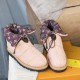 Ботинки Louis Vuitton Pillow нейлоновые розовые
