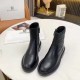 Ботинки Givenchy с отстрочкой чёрные