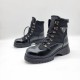 Ботинки Prada на шнуровке чёрные