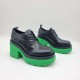 Ботинки Bottega Veneta Flash зелёные