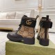 Ботинки Gucci Marmont коричневые