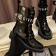 Ботинки Givenchy чёрные глянцевые