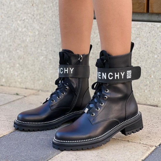 Ботинки Givenchy чёрные матовые