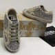 Сникеры Golden Goose Super-Stars серебристые