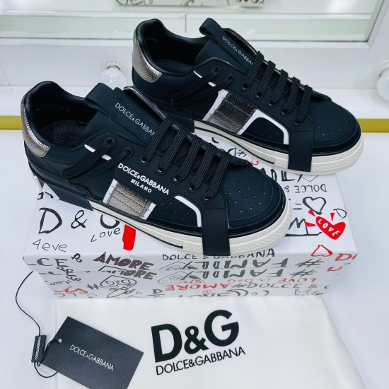 Кеды Dolce & Gabbana Custom 2.Zero чёрные