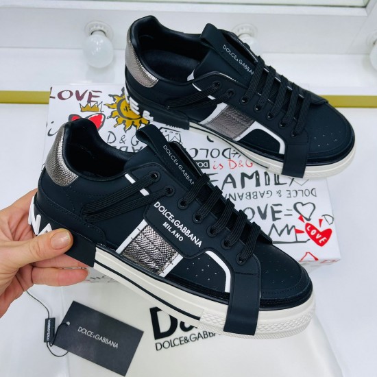 Кеды Dolce & Gabbana Custom 2.Zero чёрные