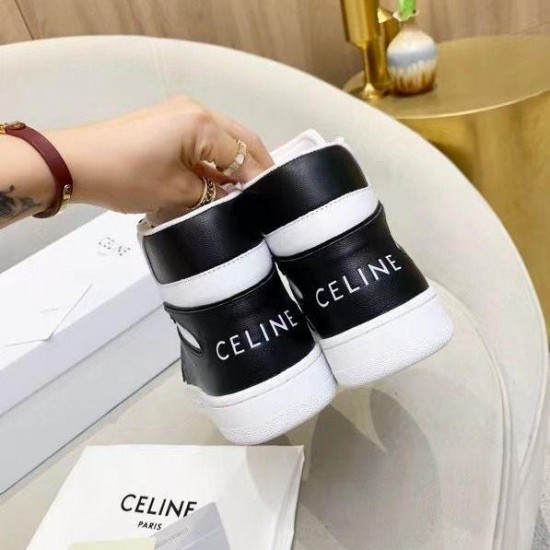 Высокие кеды Celine CT-01 "Z" Trainer чёрно-белые