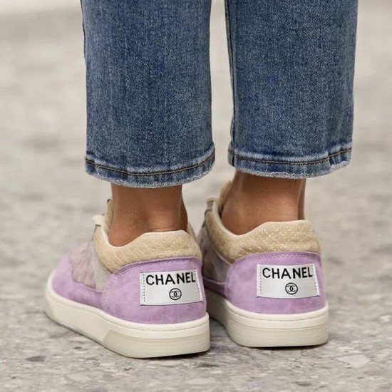 Кеды Chanel замшевые