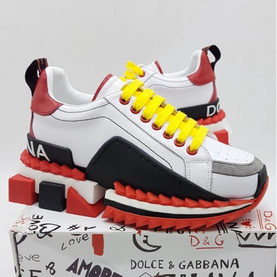 Кожаные кроссовки Dolce Gabbana Superqueen