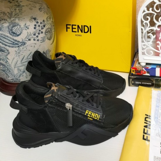 Кроссовки Fendi FLOW черные