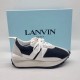 Кроссовки Lanvin Bumper чёрно-белые