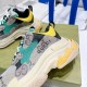 Кроссовки Balenciaga Triple S с принтом GG