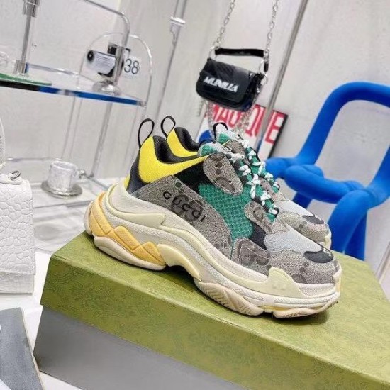 Кроссовки Balenciaga Triple S с принтом GG