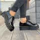 Кожаные лоферы Dr.Martens со шнурками