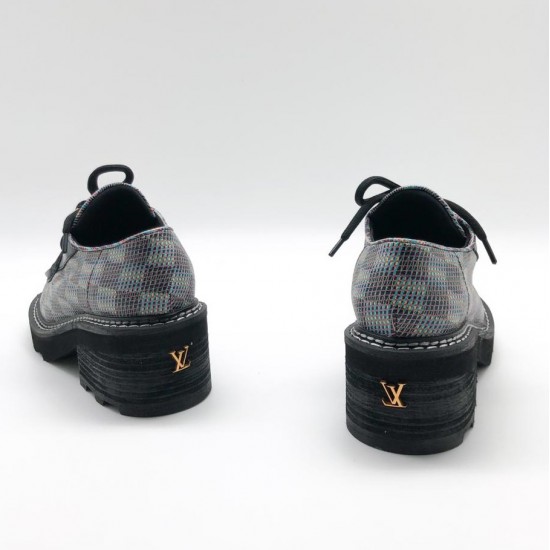 Кожаные лоферы Louis Vuitton со шнурками