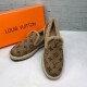 Зимние мокасины Louis Vuitton