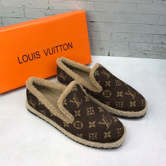 Зимние мокасины Louis Vuitton