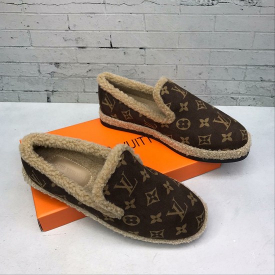 Зимние мокасины Louis Vuitton