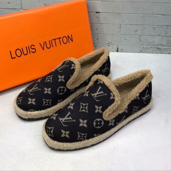 Зимние мокасины Louis Vuitton