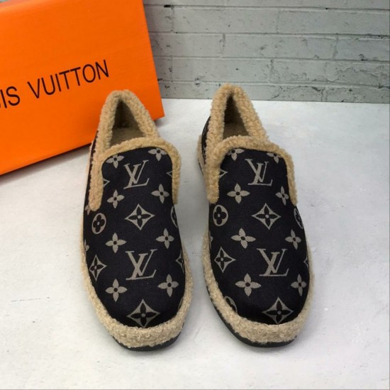 Зимние мокасины Louis Vuitton