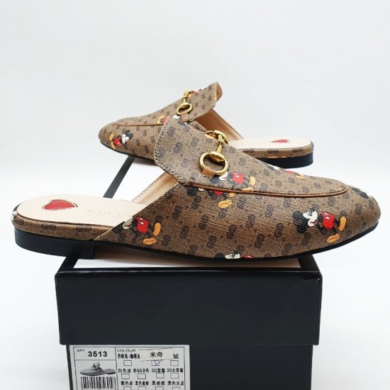 Кожаные сабо Gucci Princetown