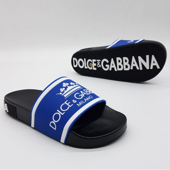 Резиновые шлепанцы DOLCE & GABBANA Saint Barth