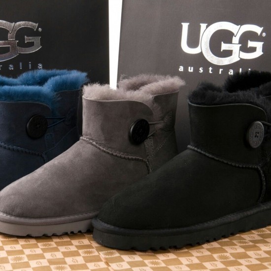 Угги UGG Siberia BAILEY BUTTON с пуговицей 