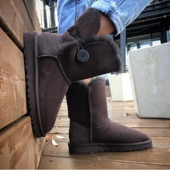 Угги UGG Siberia BAILEY BUTTON с пуговицей 