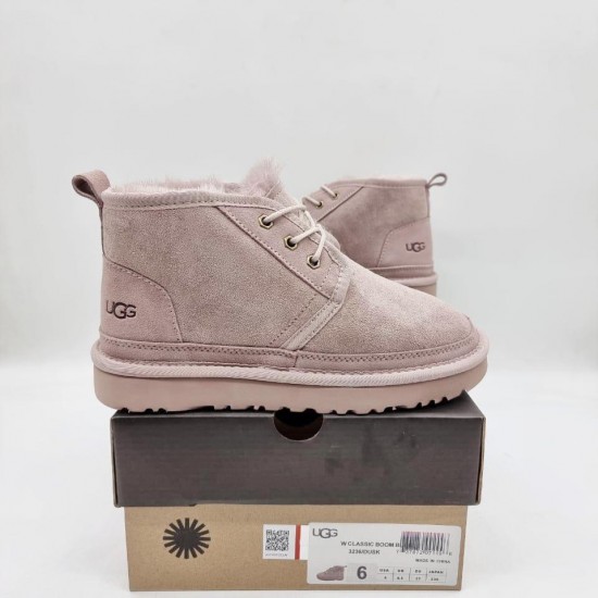 Замшевые угги Ugg Neumel розовые