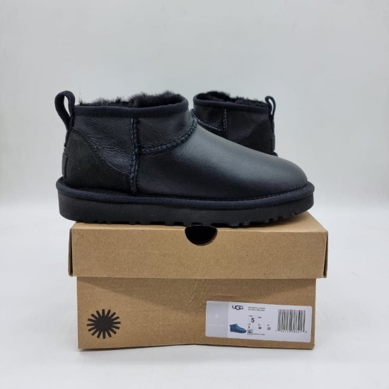 Угги Ugg Classic кожаные чёрные