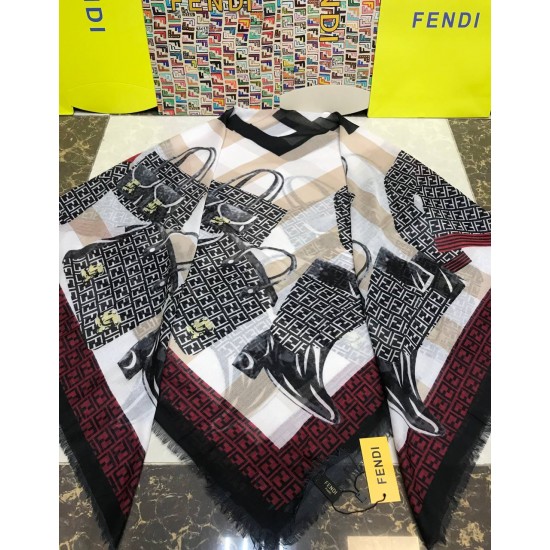 Батистовый платок Fendi