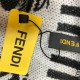 Палантин Fendi FF Vertigo чёрно-белый