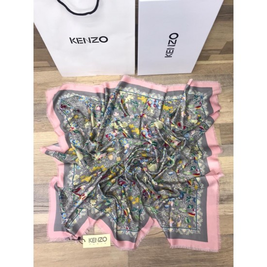 Платок Kenzo с цветочным рисунком