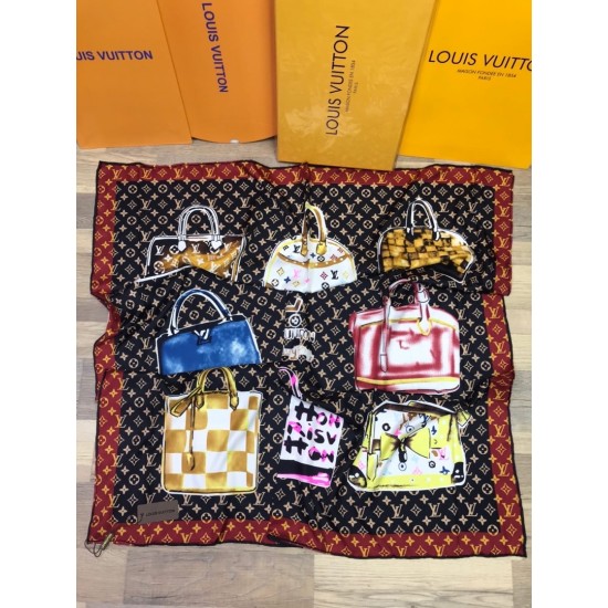 Платок Louis Vuitton с принтом Bag LV