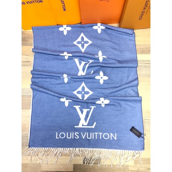 Палантин Louis Vuitton логотип LV