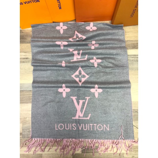 Палантин Louis Vuitton логотип LV