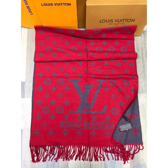 Палантин Louis Vuitton логотип LV