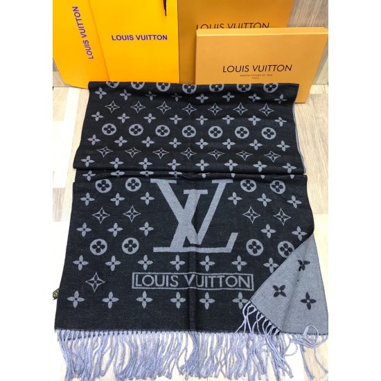 Палантин Louis Vuitton логотип LV