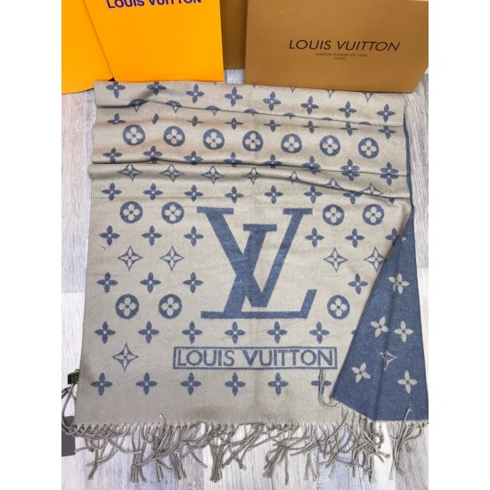 Палантин Louis Vuitton логотип LV