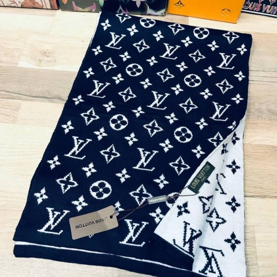 Шарф Louis Vuitton Monogram синий