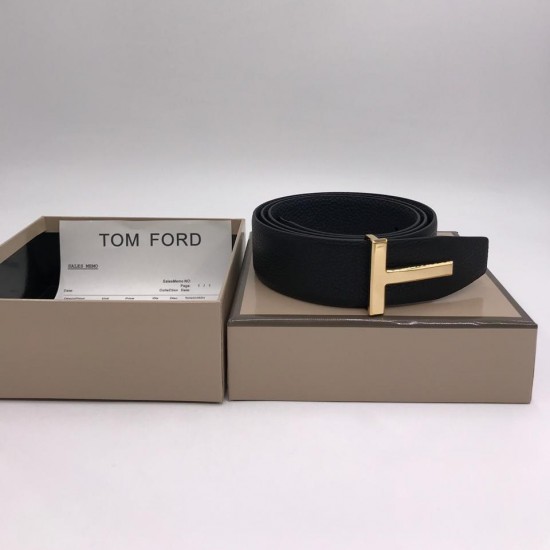 Ремень Tom Ford с золотистой пряжкой